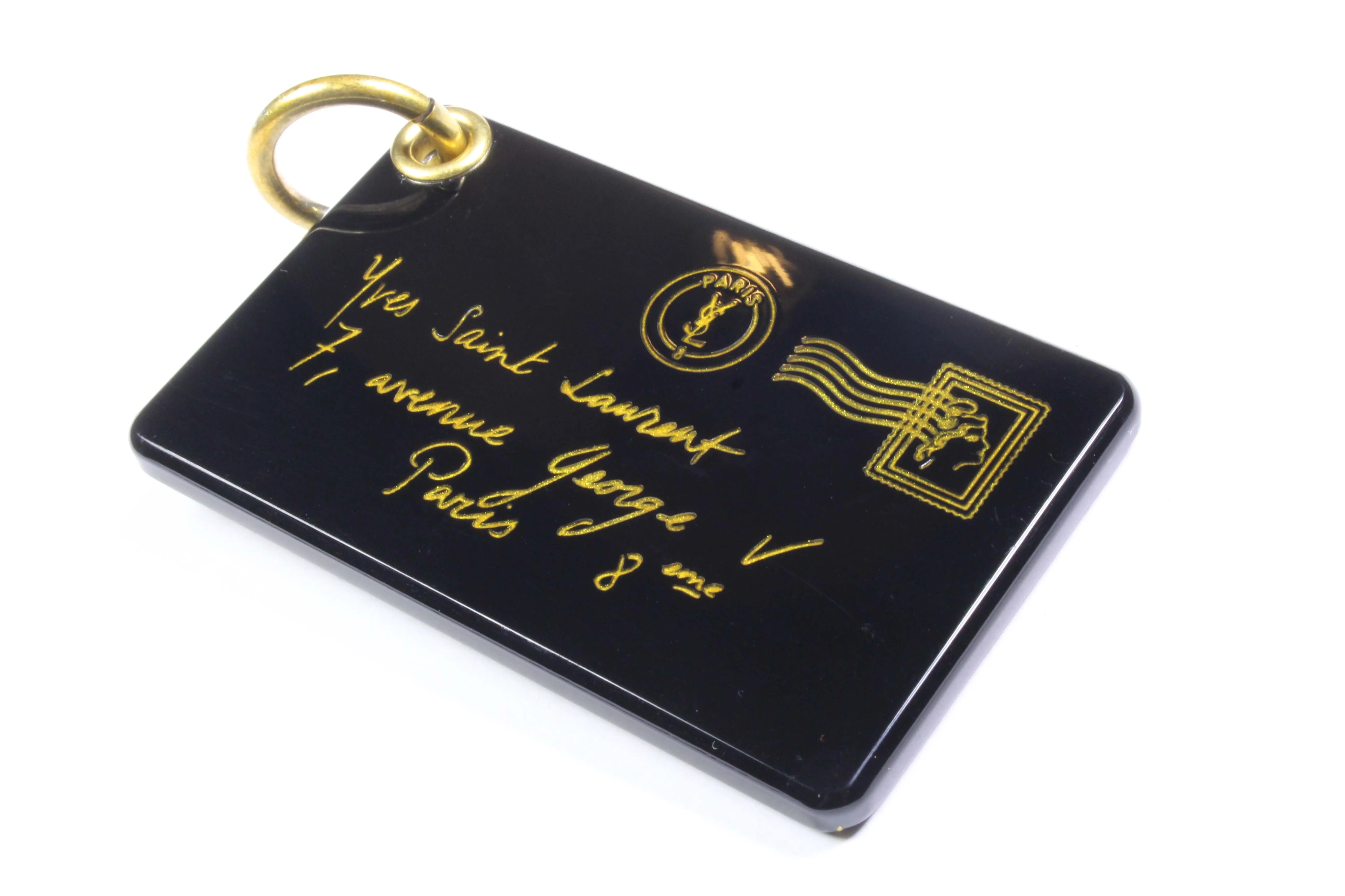 YVES SAINT LAURENT Y-mail envelope key-ring bag charm