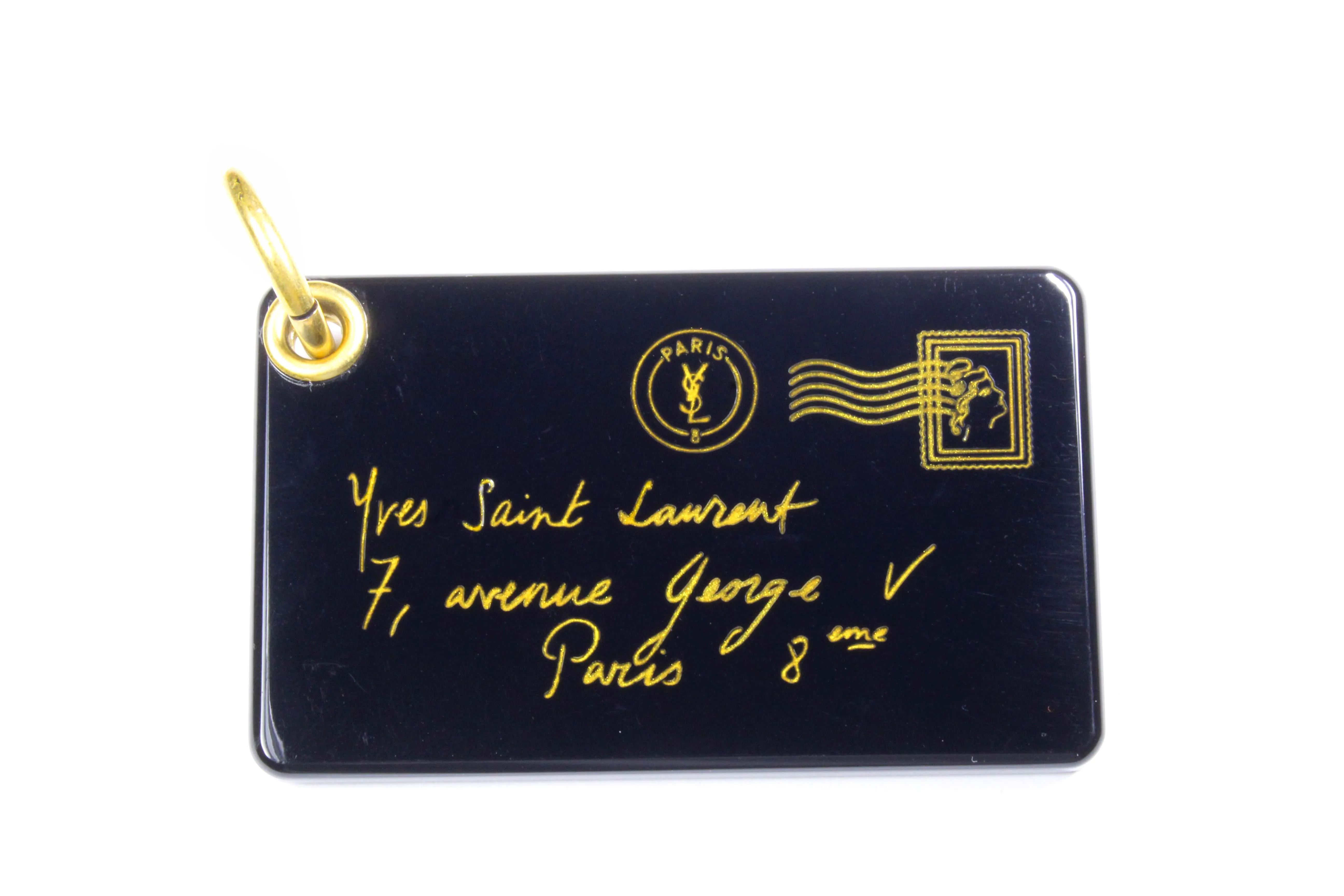 YVES SAINT LAURENT Y-mail envelope key-ring bag charm